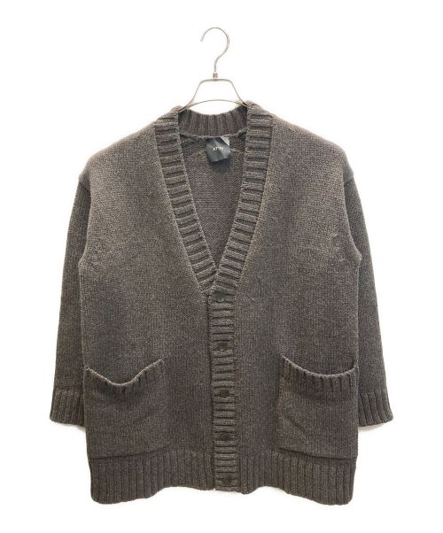 ATON（エイトン）ATON (エイトン) JOURNAL STANDARD (ジャーナルスタンダード) OVERSIZED CARDIGAN ブラウン サイズ:2の古着・服飾アイテム