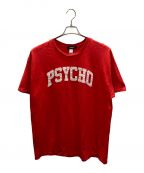 UNDERCOVERアンダーカバー）の古着「PSYCHO S/S Tee」｜レッド