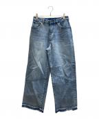 Spick and Spanスピックアンドスパン）の古着「1/2 LOOSE-STRAIGHT DENIM」｜ブルー