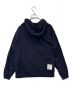 WIND AND SEA (ウィンダンシー) BE YOUTH HOODIE刺繍パーカー ネイビー サイズ:M：3980円