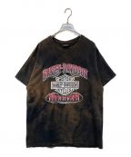 HARLEY-DAVIDSONハーレーダビッドソン）の古着「【古着】プリントTシャツ」｜ブラック