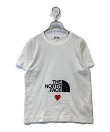 PLAY COMME des GARCONS×THE NORTH FACE（プレイ コムデギャルソン×ザ ノース フェイス）の古着「Tシャツ」｜ホワイト