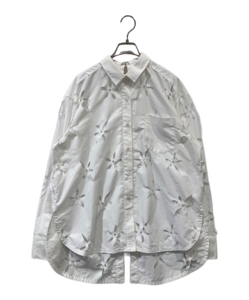 Chika Kisada（チカ キサダ）Chika Kisada (チカ キサダ) Laser cut blouse ホワイト サイズ:1の古着・服飾アイテム