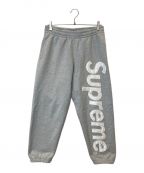 SUPREMEシュプリーム）の古着「Satin Applique Sweatpant　スウェットパンツ　」｜グレー