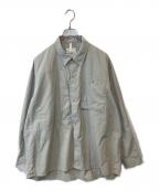 JUGEMジュゲム）の古着「BASIC FIELD SHIRT　ロングスリーブシャツ　2E1-3-007-0095」｜グレー