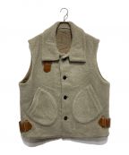 URUウル）の古着「ACRYLIC WOOL BOA VEST」｜グレー