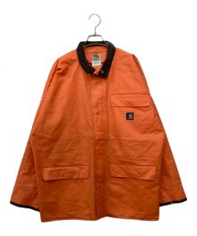 CarHartt（カーハート）の古着「PVCアウトドアレインジャケット」｜オレンジ