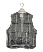 Snow peakスノーピーク）の古着「Printed Proof Canvas Vest」｜グレー