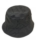 BURBERRYバーバリー）の古着「MONOGRAM PRINT BUCKET HAT　モノグラムプリントバケットハット」｜ブラック