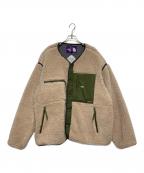 THE NORTHFACE PURPLELABELザ・ノースフェイス パープルレーベル）の古着「Wool Boa Fleece Field Cardigan」｜ベージュ