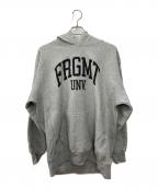 FRAGMENT DESIGNフラグメントデザイン）の古着「FRGMT UNV SWEAT HOODIE E」｜グレー