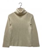 UNFILアンフィル）の古着「BLUEFACED LEICESTER BOTTLE NECK SWEATER」｜アイボリー