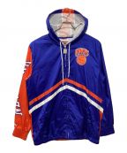 MITCHELL & NESS×HARDWOOD CLASSICSミッチェルアンドネス×ハードウッドクラシック）の古着「ナイロンジャケット」｜ブルー×オレンジ