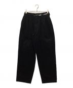 CHALLENGRチャレンジャー）の古着「CORDUROY EASY PANTS」｜ブラック