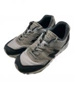 NEW BALANCEニューバランス）の古着「577 ローカットスニーカー」｜グレー×ブラック