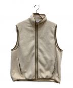 UNIVERSAL PRODUCTS.ユニバーサルプロダクツ）の古着「POLARTEC FLEECE VEST」｜ベージュ