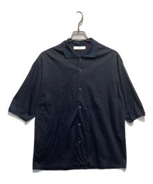 seya.（セヤ）の古着「SILK COLLAR ショートスリーブシャツ」｜ネイビー