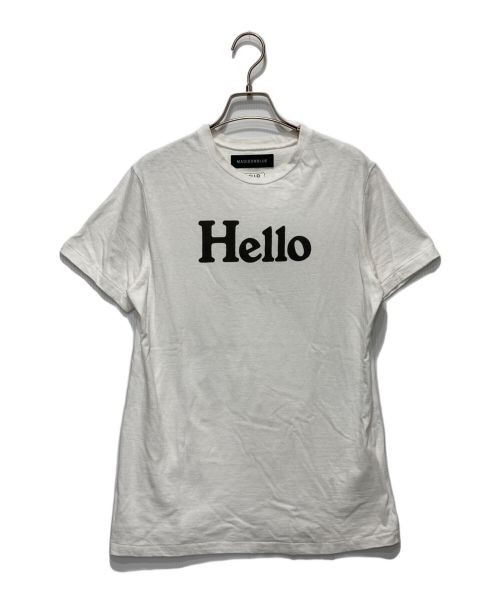 MADISON BLUE（マディソンブルー）MADISON BLUE (マディソンブルー) HELLOクルーネックTシャツ ホワイト サイズ:1の古着・服飾アイテム