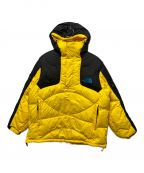 THE NORTH FACE×SUPREMEザ ノース フェイス×シュプリーム）の古着「800Fill Half Zip Hooded Pullover」｜ブラック×イエロー