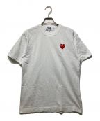 PLAY COMME des GARCONSプレイ コムデギャルソン）の古着「T-Shirt」｜ホワイト