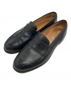 Crockett & Jonesクロケット＆ジョーンズ）の古着「COIN LOAFER BOSTON２」｜ブラック