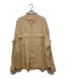 Porter Classic（ポータークラシック）の古着「ROLL UP SHIRT」｜ベージュ