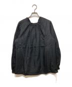 Hello, Bonjour!×L'Appartement取扱いハローボンジュール×アパルトモントリアツカイ）の古着「C/N Gather Blouse」｜ブラック