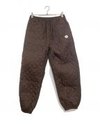 KEBOZケボズ）の古着「QUILT PANTS」｜ブラウン