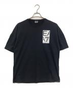 EMPORIO ARMANIエンポリオアルマーニ）の古着「EA7 Tシャツ」｜ブラック