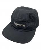 SUPREMEシュプリーム）の古着「Printed 3M Reflective Logo Camp Cap」｜ブラック