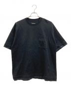 WHITE MOUNTAINEERINGホワイトマウンテ二アニング）の古着「LAYERED WIDE T-SHIRT」｜ブラック