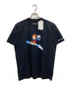 WHITE MOUNTAINEERING×DISNEYホワイトマウンテ二アニング×ディズニー）の古着「PRINTED T-SHIRT」｜ブラック