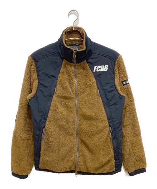 F.C.R.B.（エフシーレアルブリストル）F.C.R.B. (エフシーアールビー) SHERPA FLEECE BLOUSON ブラウン サイズ:Mの古着・服飾アイテム