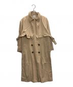 Katrin TOKYOカトリーン トーキョー）の古着「2way asymmetry design trench/デザイントレンチ」｜ベージュ