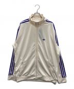 adidas×FREAK'S STOREアディダス×フリークスストア）の古着「別注BECKENBAUER TRACK TOP」｜アイボリー×パープル