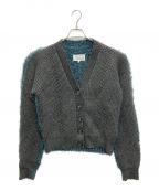 Maison Margielaメゾンマルジェラ）の古着「EMBELLISHED WOVEN CARDIGAN」｜グレー