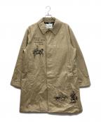 NEIGHBORHOOD×One Of These Daysネイバーフッド×ワン オブ ヅィーズ デイズ）の古着「OOTD C-COAT」｜ベージュ