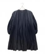 Mame Kurogouchiマメクロゴウチ）の古着「Curved Pleated Dress」｜ネイビー