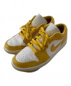 NIKEナイキ）の古着「AIR JORDAN 1 LOW」｜イエロー×ホワイト