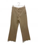 AURALEEオーラリー）の古着「HARD TWIST DOUBLE CLOTH SLACKS　ハード ツイスト ダブル クロス スラックス」｜ベージュ