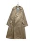 Phlannel（フランネル）の古着「Cotton Twill Gabardine Wrap Trench Coat コットンツイル ギャバジン ラップ トレンチコート BBZ2021308A0001」｜ベージュ