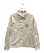 Diorディオール）の古着「Coach Jacket Cotton Denim with Herringbone　コーチジャケットコットンデニムウィズヘリンボーン」｜アイボリー