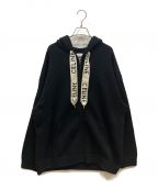 CELINEセリーヌ）の古着「22AW Oversized Wool and Cashmere-Blend Zip-Up Hoodie」｜ブラック