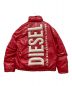 DIESEL (ディーゼル) 中綿ジャケット レッド サイズ:XXL：18000円