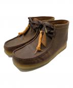 CLARKSクラークス）の古着「WALLABEE BOOT/ワラビーブーツ/BEESWAX/ワラビー/ブーツ/26155513」｜ブラウン