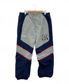 SUPREME×GENUINE MERCHANDISEシュプリーム×ジェニュイン マーチャンダイズ）の古着「21AW/New York  Yankees Track Pant/ニューヨークヤンキーストラックパンツ」｜ネイビー