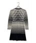 MISSONI (ミッソーニ) ニットドレスワンピース ブラック サイズ:サイズ表記なし：8000円