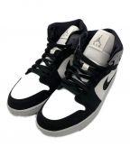 NIKEナイキ）の古着「ハイカットスニーカー / Women's Air Jordan 1 Mid SE」｜ブラック×グレー / Light Ste