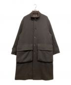 steinシュタイン）の古着「OVER SLEEVE STAND COLLAR COAT」｜ブラウン