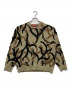 SUPREMEシュプリーム）の古着「tribal camo Sweater」｜ベージュ